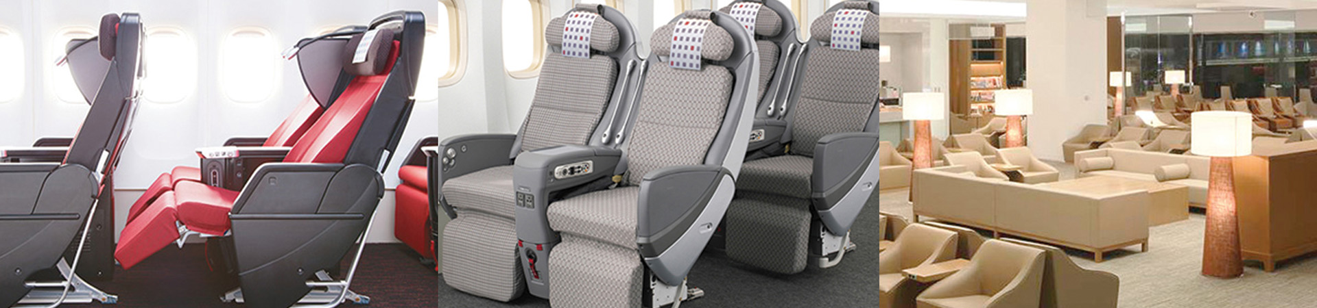 Corporate travel premium economy graphic