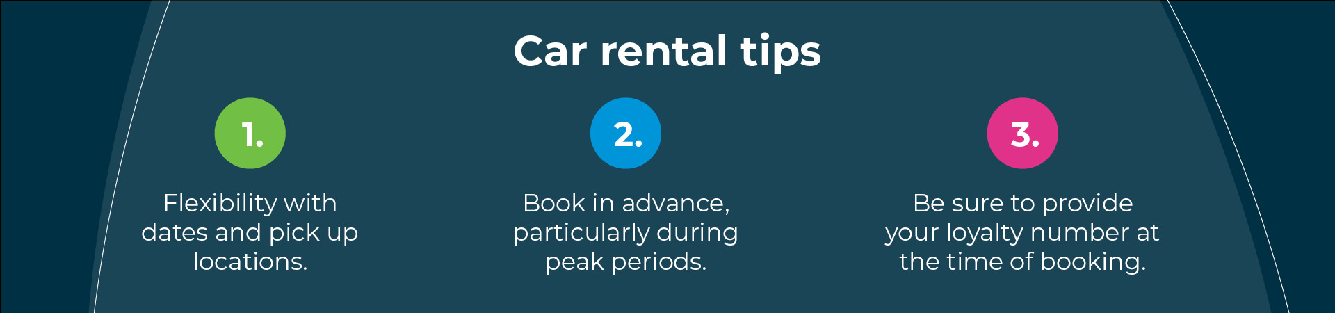 car rental tips for travel programme managers