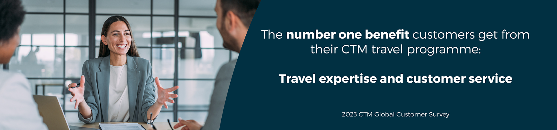 Travel expertise and customer service graphic